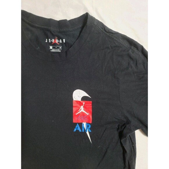 Men's Jordan Flight  Nike Air Logo Spellout Graphic Double Sided Tshirt Size: S - Picture 6 of 6